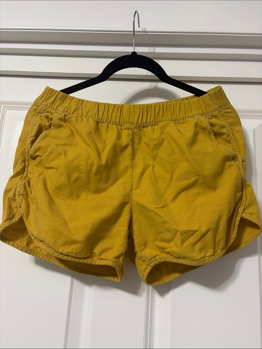 Madewell shorts mustard yellow xs